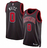 Men's Chicago Bulls #0 Coby White White 2024-25 City Edition Stitched Jersey Dzhi,baseball caps,new era cap wholesale,wholesale hats