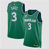 Men's Dallas Mavericks #3 Anthony Davis Green 2025 Classic Edition Stitched Jersey Dzhi,baseball caps,new era cap wholesale,wholesale hats