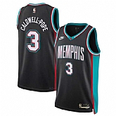 Men's Memphis Grizzlies #3 Kentavious Caldwell-Pope Black 2025 Classic Edition Stitched Jersey Dzhi,baseball caps,new era cap wholesale,wholesale hats