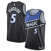 Men's Orlando Magic #5 Paolo Banchero Black 2025 Statement Edition Stitched Jersey Dzhi,baseball caps,new era cap wholesale,wholesale hats