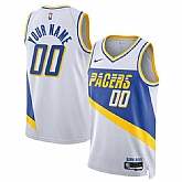 Men's Indiana Pacers Active Player Custom White 2025-26 City Edition Stitched Basketball Jersey,baseball caps,new era cap wholesale,wholesale hats