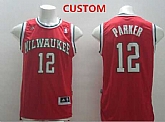 Men's Milwaukee bucks Custom revolution 30 swingman red jersey,baseball caps,new era cap wholesale,wholesale hats