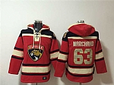 Men's Florida Panthers #63 Brad Marchand Red Lace-Up Pullover Hoodie,baseball caps,new era cap wholesale,wholesale hats