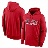 Men's Boston Red Sox Red 2025 Postseason Collection Therma Fleece Hoodie,baseball caps,new era cap wholesale,wholesale hats