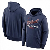 Men's Detroit Tigers Navy 2025 Postseason Collection Therma Fleece Hoodie,baseball caps,new era cap wholesale,wholesale hats