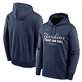 Men's New York Yankees Navy 2025 Postseason Collection Therma Fleece Hoodie,baseball caps,new era cap wholesale,wholesale hats