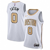 Men's Boston Celtics #0 Jayson Tatum White 2025-26 City Edition Swingman Stitched Jersey Dzhi,baseball caps,new era cap wholesale,wholesale hats
