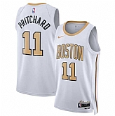 Men's Boston Celtics #11 Payton Pritchard White 2025-26 City Edition Swingman Stitched Jersey Dzhi,baseball caps,new era cap wholesale,wholesale hats