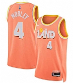 Men's Cleveland Cavaliers #4 Evan Mobley Orange 2025-26 City Edition Swingman Stitched Jersey Dzhi,baseball caps,new era cap wholesale,wholesale hats