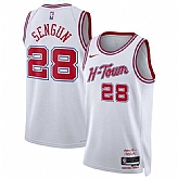 Men's Houston Rockets #28 Alperen Sengun White 2025-26 City Edition Stitched Jersey Dzhi,baseball caps,new era cap wholesale,wholesale hats