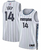 Men's Memphis Grizzlies #14 Zach Edey Gray 2025-26 City Edition Swingman Stitched Jersey Dzhi,baseball caps,new era cap wholesale,wholesale hats