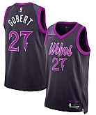 Men's Minnesota Timberwolves #27 Rudy Gobert Purple 2025-26 City Edition Stitched Jersey Dzhi,baseball caps,new era cap wholesale,wholesale hats