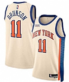 Men's New Yok Knicks #11 Jalen Brunson Cream 2025-26 City Edition Swingman Stitched Jersey Dzhi,baseball caps,new era cap wholesale,wholesale hats