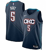 Men's Oklahoma City Thunder #5 Luguentz Dort Navy 2025-26 City Edition Swingman Stitched Jersey Dzhi,baseball caps,new era cap wholesale,wholesale hats