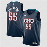 Men's Oklahoma City Thunder #55 Isaiah Hartenstein Navy 2025-26 City Edition Swingman Stitched Jersey Dzhi,baseball caps,new era cap wholesale,wholesale hats