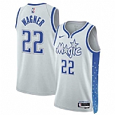 Men's Orlando Magic #22 Franz Wagner Silver 2025-26 City Edition Stitched Jersey Dzhi,baseball caps,new era cap wholesale,wholesale hats
