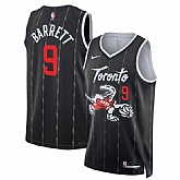 Men's Toronto Raptors #9 RJ Barrett Black 2025-26 City Edition Stitched Jersey Dzhi,baseball caps,new era cap wholesale,wholesale hats