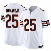 Men's Chicago Bears #25 Kyle Monangai White 2025 F.U.S.E. Vapor Untouchable Limited Stitched Jersey Dzhi,baseball caps,new era cap wholesale,wholesale hats