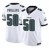Men's Philadelphia Eagles #50 Jaelan Phillips White 2025 F.U.S.E. Vapor Untouchable Limited Stitched Jersey Dzhi,baseball caps,new era cap wholesale,wholesale hats