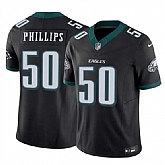 Men's Philadelphia Eagles #50 Jaelan Phillips Black 2025 F.U.S.E. Vapor Untouchable Limited Stitched Jersey Dzhi,baseball caps,new era cap wholesale,wholesale hats