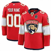 Men's Florida Panthers Custom Red 2025 Stanley Cup Final Patch Stitched Hockey Jersey,baseball caps,new era cap wholesale,wholesale hats