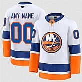 Men's New York Islanders ACTIVE PLAYER Custom White 2024-25 Away Stitched Hockey Jersey,baseball caps,new era cap wholesale,wholesale hats