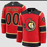Men's Ottawa Senators Custom Red Alternate Stitched Hockey Jersey,baseball caps,new era cap wholesale,wholesale hats