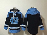 Men's North Carolina Tar Heels Blank Black Ageless Must-Have Lace-Up Pullover Hoodie,baseball caps,new era cap wholesale,wholesale hats
