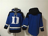 Men's Duke Blue Devils Blank Royal Ageless Must-Have Lace-Up Pullover Hoodie,baseball caps,new era cap wholesale,wholesale hats