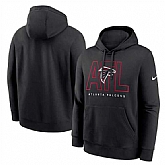Men's Atlanta Falcons Black Busted Play Club Fleece Pullover Hoodie,baseball caps,new era cap wholesale,wholesale hats