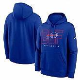 Men's Buffalo Bills Royal Busted Play Club Fleece Pullover Hoodie,baseball caps,new era cap wholesale,wholesale hats