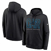 Men's Carolina Panthers Black Busted Play Club Fleece Pullover Hoodie,baseball caps,new era cap wholesale,wholesale hats