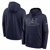 Men's Dallas Cowboys Navy Busted Play Club Fleece Pullover Hoodie,baseball caps,new era cap wholesale,wholesale hats