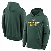 Men's Green Bay Packers Green Toss Sweep Performance Pullover Hoodie,baseball caps,new era cap wholesale,wholesale hats