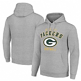 Men's Green Bay Packers Gray Pullover Hoodie,baseball caps,new era cap wholesale,wholesale hats
