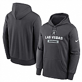 Men's Las Vegas Raiders Anthracite Toss Sweep Performance Pullover Hoodie,baseball caps,new era cap wholesale,wholesale hats