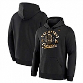 Men's Los Angeles Dodgers Black 2025 World Series Champions Locker Room Parade Pullover Hoodie,baseball caps,new era cap wholesale,wholesale hats