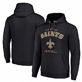 Men's New Orleans Saints Black Pullover Hoodie,baseball caps,new era cap wholesale,wholesale hats