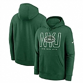 Men's New York Jets Green Busted Play Club Fleece Pullover Hoodie,baseball caps,new era cap wholesale,wholesale hats
