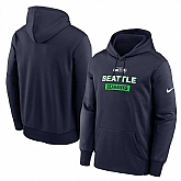 Men's Seattle Seahawks College Navy Toss Sweep Performance Pullover Hoodie,baseball caps,new era cap wholesale,wholesale hats