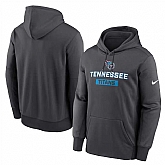 Men's Tennessee Titans Anthracite Toss Sweep Performance Pullover Hoodie,baseball caps,new era cap wholesale,wholesale hats