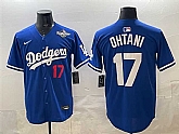 Men's Los Angeles Dodgers #17 Shohei Ohtani Royal 2025 World Series Limited Stitched Jersey,baseball caps,new era cap wholesale,wholesale hats