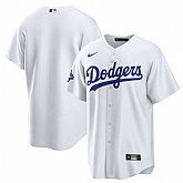 Men's Los Angeles Dodgers Blank White 2025 World Series Champions Home Cool Base Stitched Jersey,baseball caps,new era cap wholesale,wholesale hats