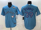 Men's Toronto Blue Jays #39 Trey Yesavage Blue 2025 World Series Home Cool Base Stitched Jersey,baseball caps,new era cap wholesale,wholesale hats
