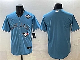 Men's Toronto Blue Jays Blank Blue 2025 World Series Home Cool Base Stitched Jersey,baseball caps,new era cap wholesale,wholesale hats