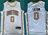 Men's Boston Celtics #0 Jayson Tatum White Stitched Jersey,baseball caps,new era cap wholesale,wholesale hats