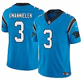 Men's Carolina Panthers #3 Princely Umanmielen Blue 2025 F.U.S.E. Vapor Limited Stitched Jersey Dzhi,baseball caps,new era cap wholesale,wholesale hats