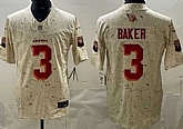 Men's Arizona Cardinals #3 Budda Baker Limited Cream 'Rivalries' FUSE Vapor Jersey Dzhi,baseball caps,new era cap wholesale,wholesale hats