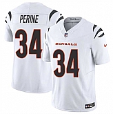 Men's Cincinnati Bengals #34 Samaje Perine White 2025 F.U.S.E. Vapor Untouchable Limited Stitched Jersey Dzhi,baseball caps,new era cap wholesale,wholesale hats