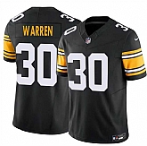 Men's Pittsburgh Steelers #30 Jaylen Warren Black 2025 F.U.S.E. Alternate Vapor Untouchable Limited Stitched Jersey Dzhi,baseball caps,new era cap wholesale,wholesale hats